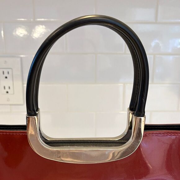 Beijo Bag Purse Handbag The Diva High Gloss Convertible Crossbody Satchel Bag - Picture 9 of 16